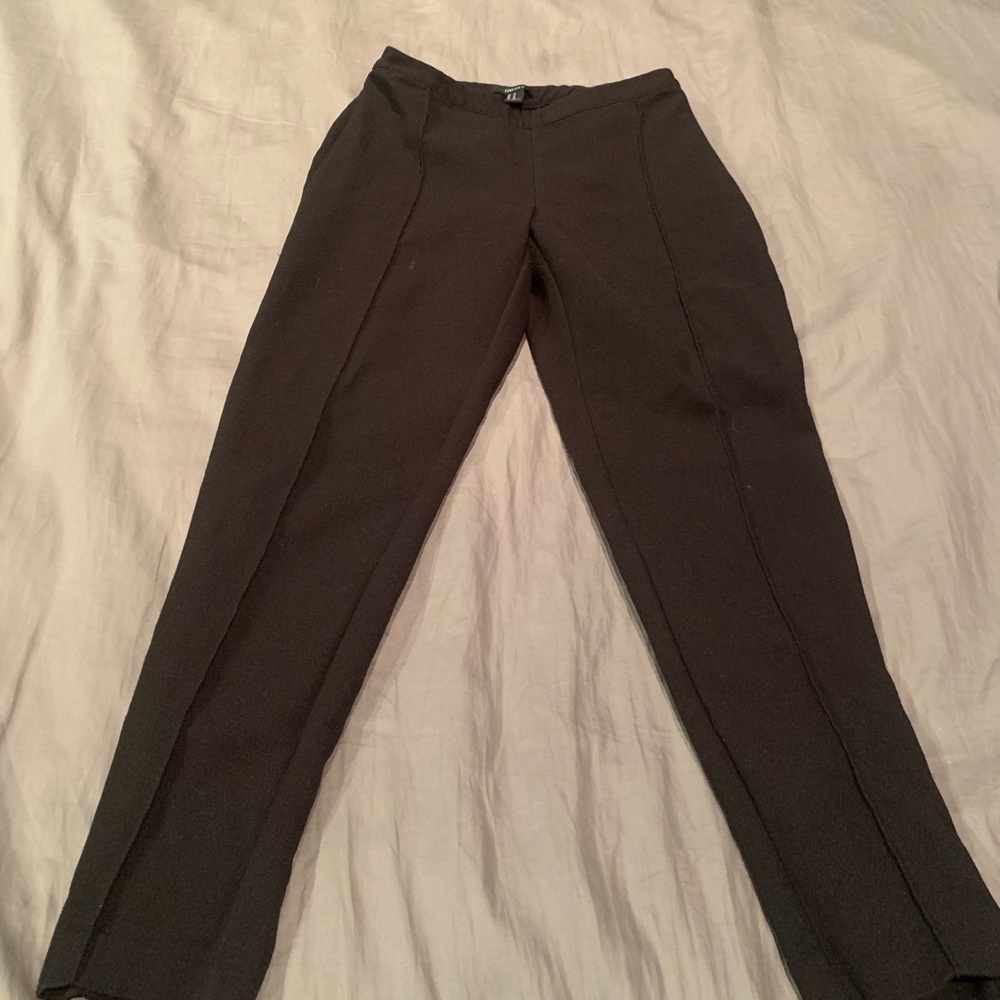 High waist pipe line slacks